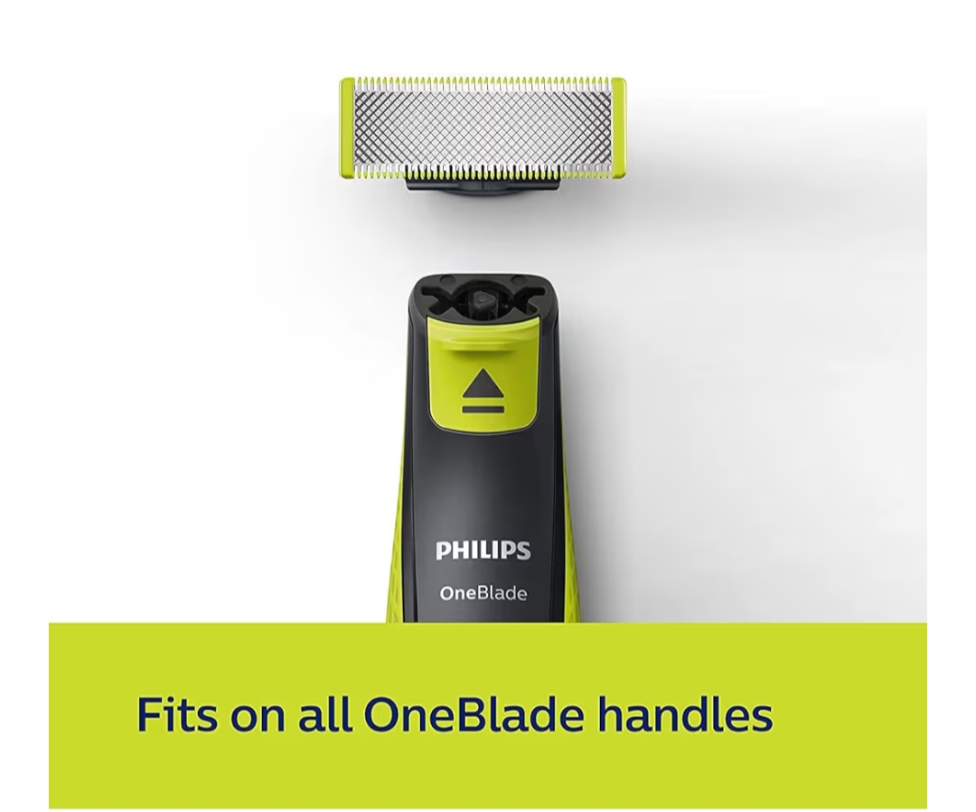 عبوة شفرات فيليبس وان بلايد قابلة للاستبدال تتضمن شفره للاستبدال، QP210/50 - الصورة 2