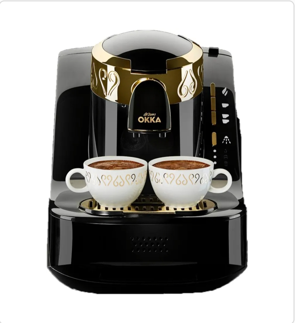 ماكينة تحضير القهوة التركي ارزوم اوكا ، 710 وات ، أسود × ذهبي ،OK008