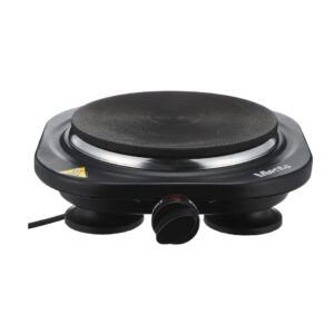 بوتاجاز مسطح كهرباء ميانتا، 1 عين، 1500 وات، أسود، HP41125B