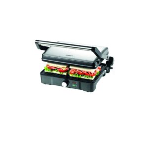 العلامة التجارية: كينشواية كينوود، 2000 وات، أوضاع شواية قابلة للتعديل، فضي، hgm31.000Si