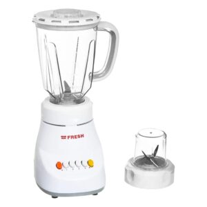 خلاط كهربائي فريش الشبح، 360 وات، دورق 1.5 لتر، مطحنة واحدة ، لون أبيض
